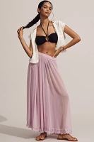 By Anthropologie Sheer Maxi Skirt