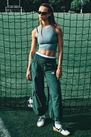 The Reegan Crew-Neck Crop Racerback Seamless Tank Top