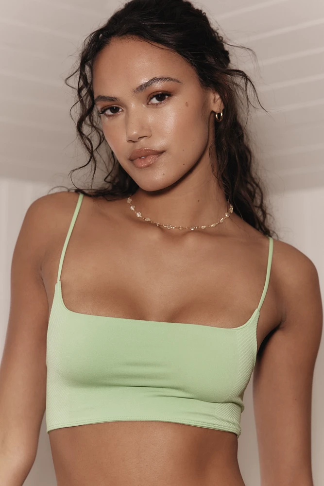 The Renna Seamless Square-Neck Bra