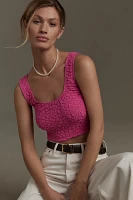 The Hannah Seamless Textured Tank
