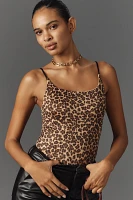 The Renna Seamless Square-Neck Bodysuit: Printed Edition