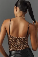 The Renna Seamless Square-Neck Bodysuit: Printed Edition