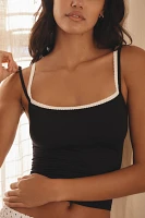 The Honey Seamless Ribbed Two-Strap Tank