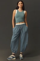 The Reegan Crew-Neck Crop Racerback Seamless Tank Top
