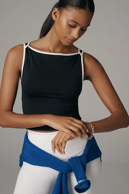By Anthropologie Sporty Piped Tank Top