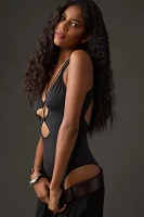 By Anthropologie Strappy Bodysuit