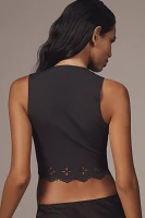 By Anthropologie Seamless Laser-Cut Tank Top