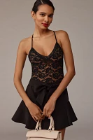 Sabrina V-Neck Lace Bodysuit