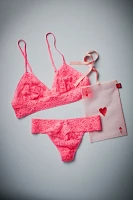 By Anthropologie Lace Bra and Panty Set