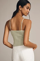 By Anthropologie Popcorn Cut-Out Cami