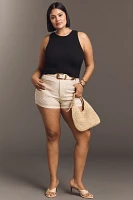 By Anthropologie Textured Racerback Tank