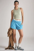 By Anthropologie Textured Racerback Tank