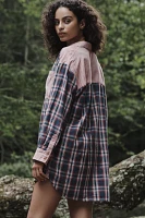 By Anthropologie Flannel Boyfriend Buttondown Shirt