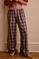 By Anthropologie Flannel Boxer Pants