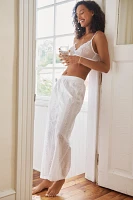 By Anthropologie Eyelet Pajama Pants