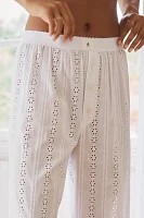 By Anthropologie Eyelet Pajama Pants