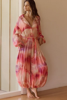 By Anthropologie Boho Palazzo Jumpsuit