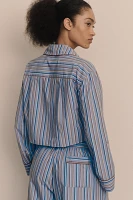 By Anthropologie Cropped Pajama Shirt