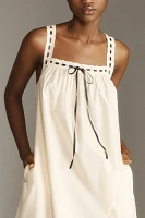 By Anthropologie Scalloped Cotton Nightgown