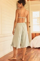 By Anthropologie Ruffle Capri Pajama Pants