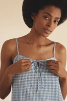 By Anthropologie Gingham Mini Nap Dress