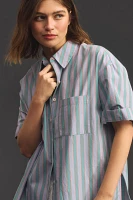 By Anthropologie Short-Sleeve Pajama Top