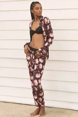 Rachel Parcell Long-Sleeve Knit Pajama Set