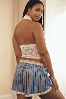 By Anthropologie Eyelet Boxer Shorts