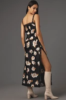 By Anthropologie Lace-Trimmed Reversible Slip Dress