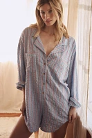 By Anthropologie Off-Duty Pajama Romper