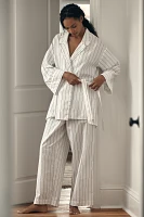 By Anthropologie Long-Sleeve Wrap Pajama Jacket