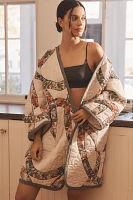 By Anthropologie Quilted Robe Jacket