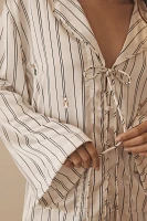 By Anthropologie Silky Bejeweled Pajama Top