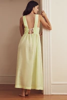 By Anthropologie V-Neck Maxi Dress