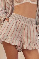 By Anthropologie Ruffle Boxer Shorts