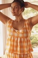 By Anthropologie Apron Swing Tank
