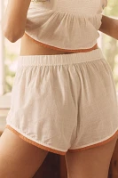 By Anthropologie Embroidered Boxer Shorts