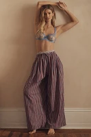 By Anthropologie Mixed Stripe Wide-Leg Pants