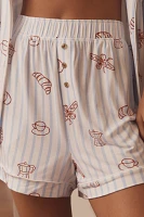 The Briar Piped Pajama Shorts