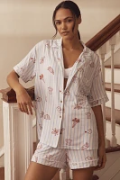 The Briar Piped Pajama Shirt: Short-Sleeve Edition