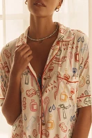 The Briar Piped Pajama Shirt: Short-Sleeve Edition