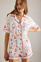 The Briar Piped Pajama Shirt: Short-Sleeve Edition