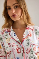 The Briar Piped Pajama Shirt: Short-Sleeve Edition