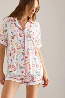 The Briar Piped Pajama Shirt: Short-Sleeve Edition