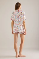 The Briar Piped Pajama Shirt: Short-Sleeve Edition