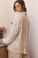 The Briar Piped Pajama Shirt: Long-Sleeve Edition