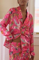 Karen Mabon Long-Sleeve Carousel Pajama Set