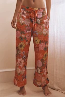 Karen Mabon Long-Sleeve Sunflower Pajama Set