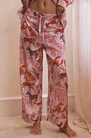 Karen Mabon Long-Sleeve Pink Animals Pajama Set