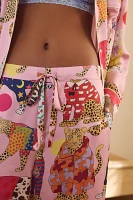 Karen Mabon Long-Sleeve Leopards Can't Change Their Spots Pajama Set